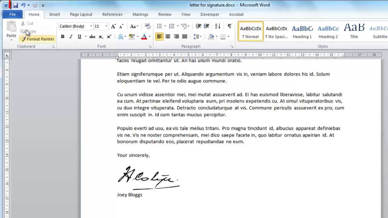 How To Create Digital Signature In Word For Mac