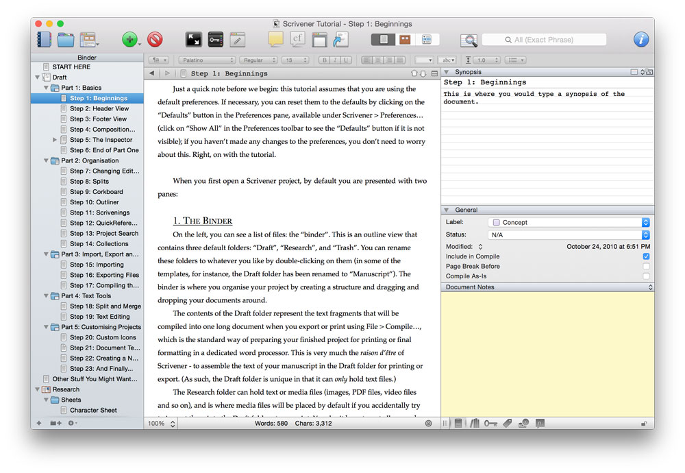 Free word processors for writers